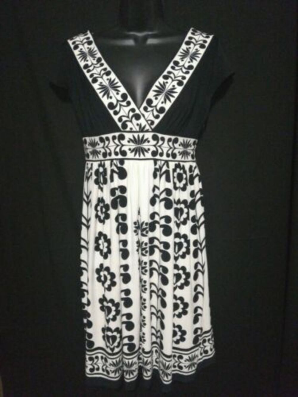 Maggy London Dress Fit Flare Sleeveless Size 4